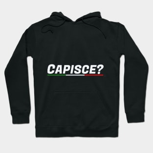 italian slogans: CAPISCE? Hoodie